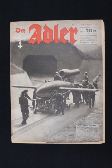 WWII 1944 Nazi “Der Adler” magazine