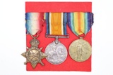 WWI named British (3) medal group.