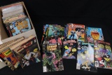 Magazine box with over 150+ vintage comics