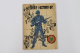Korean War 24th Infantry Division unit history book