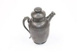 182nd Field Artillery Camp Grayling Award pewter coffee/teapot.