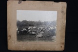 c.1900 Large Airplane Crash Photograph