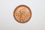 1939 World’s Fair “Lucky Indian” copper souvenir