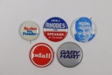 Group of (5) Assorted Political Pin-Backs