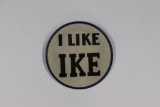 1952 I Like Ike Photo Flicker Pin-Back