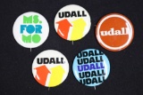 Udall Lot of (5) Political Pin-Backs