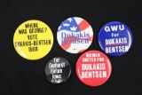 Group of (5) Assorted Political Pin-Backs