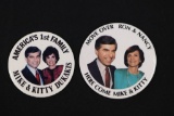 Lot of (2) Dukakis Campain Pin-Backs