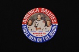 Excellent 1969 NASA Apollo XI Pin-Back