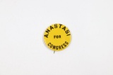 Obscure Anastasi For Congress Pin-Back
