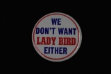 Large Anti-L.B.J. Protest Pin-Back