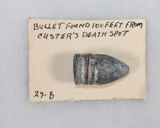 Custer Battlefield/Death Spot Found Bullet