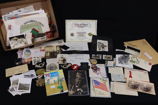 Large Group of Military Related Ephemera