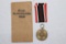 Nazi Merit Medal in Original Envelope