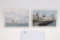 (2) Nazi Kriegsmarine Color Postcards