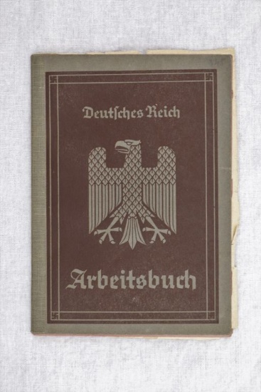 1935 Arbeitsbuch with Documents