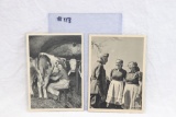 (2) Nazi Wmen's RAD Postcards