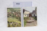 (2) Nazi Arbeitsmaid Postcards - Color