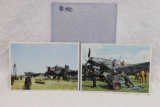 (2) Nazi Color Luftwaffe Postcards
