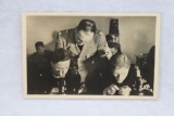 Nazi Hitler Youth School Students Postcard