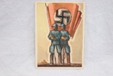 1941 SS Police Color Postcard