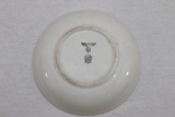 WWII Nazi Porcelain Army Small Plate