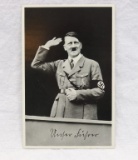 1937 Adolf Hitler Nazi Postcard