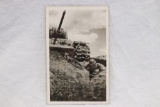 Nazi Panzer Battle Scene Postcard