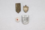 (4) Nazi Tinnie/Day Badges
