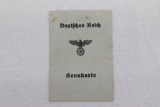 Deutsche Reich Kennkarte/Passbook