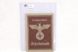 1937 Nazi Arbeitsbuch