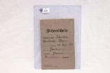 Nazi 1935 Fuhrerschein Passbook