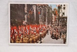 Nazi Parade in Nurnberg Postcard