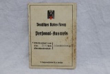 Nazi Red Cross Passbook