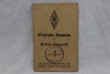 Nazi Hitler Youth ID Booklet