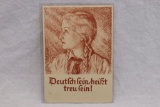 Nazi BDM Girl Postcard