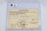 Nazi Fuel/Gas Card