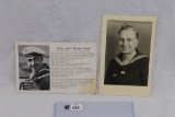 (2) Nazi Kriegsmarine Postcards