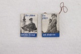 (2) Nazi Adolf Hitler WHW Mini Books