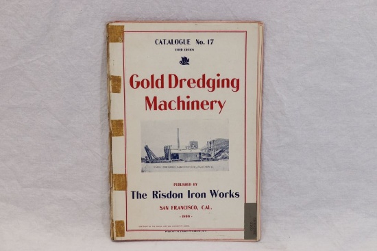 Rare! 1899 Gold Dredging/Mining Catalog
