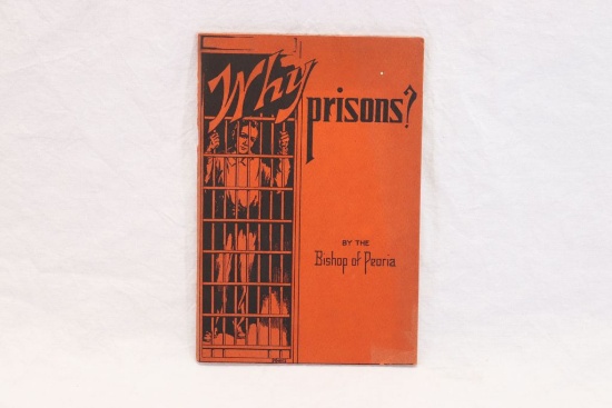 Scarce 1937 Peoria, ILL Prison Booklet