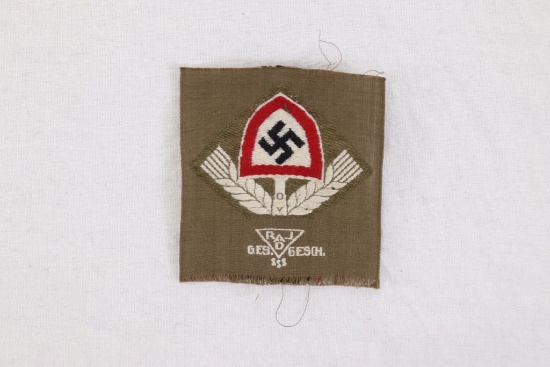 WWII Nazi Cloth RAD Cap Eagle
