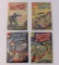 (4) Vintage Space, UFO, Sci-Fi Comics