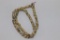 Vtg. Tibetan Carved Bone Skull Necklace