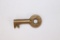 Brass Chicago & Western Indiana Padlock Key