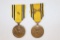 (2) WWII Belgian War Comm. Medals