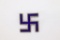 Nazi Swastika Sterling Enameled Pin