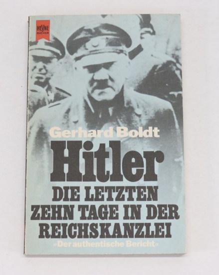 1976 German PB Book 'Hitler-The Last 10...'