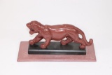 Carved Lion Catlinite/Pipestoe Figure