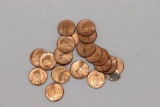 (20) Lincoln Cent Error Coins - Off-center